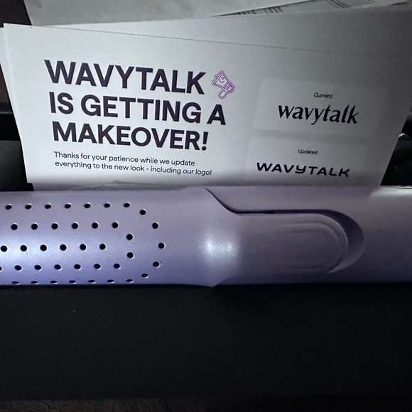 Wavytalk Other - Wavytalk Professional Hair Curler and Straightener Lavender Purple Heat Control